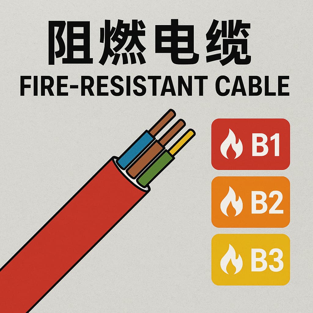 什么是阻燃電纜？B1、B2、B3級的區(qū)別你了解嗎？