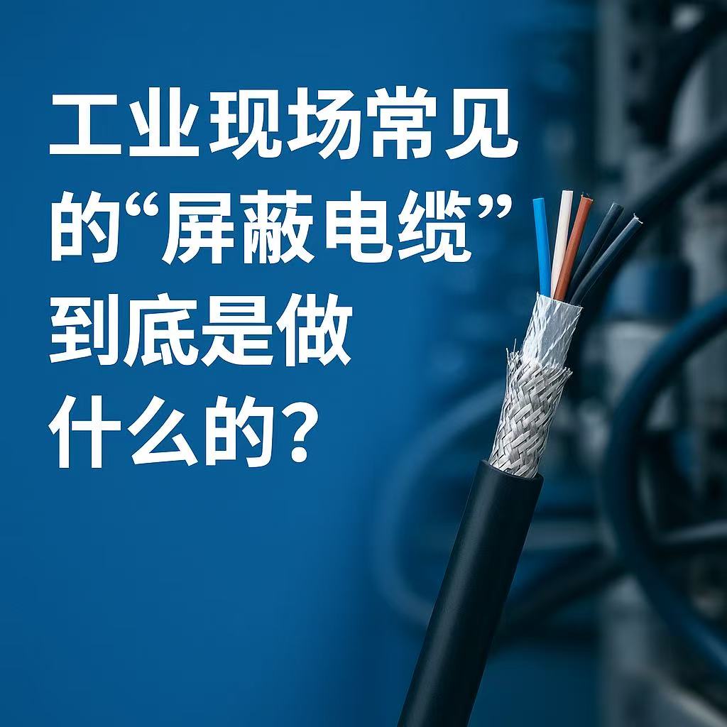 工業(yè)現(xiàn)場常見的“屏蔽電纜”到底是做什么的？