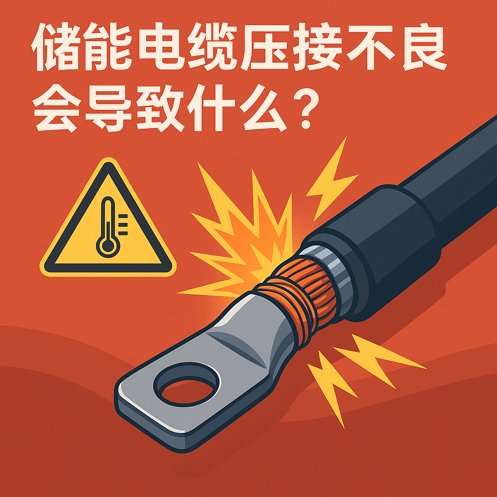 儲(chǔ)能電纜壓接不良會(huì)導(dǎo)致什么？