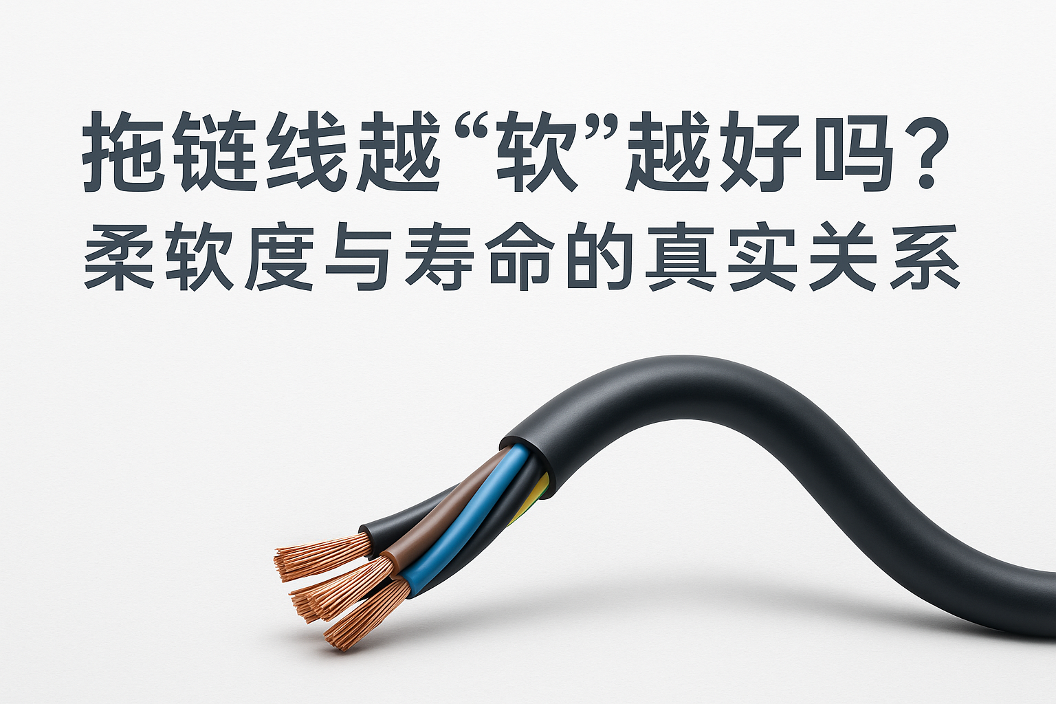 拖鏈線越“軟”越好嗎？柔軟度與壽命的真實(shí)關(guān)系